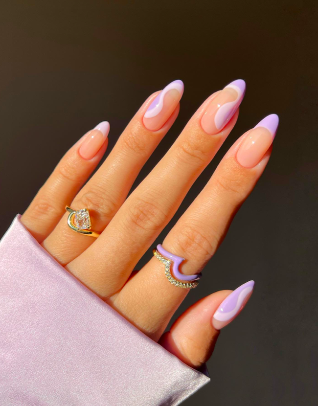 purple spring nails, spring nails, purple spring nails acrylic, purple spring nails with flowers, purple spring nails almond, purple spring nails gel, purple spring nail designs, purple spring nail ideas, purple spring nail art, swirl nails