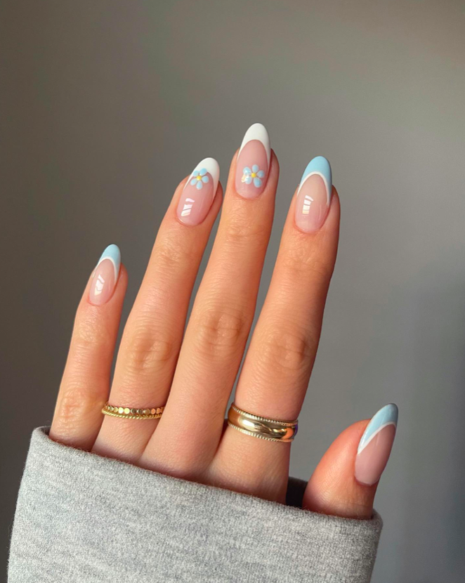 blue spring nails, blue spring nails acrylic, blue spring nails 2024, blue spring nails almond, blue spring nails acrylic almond, blue spring nails design, blue spring nail ideas, blue spring nail designs, blue nails, spring nails