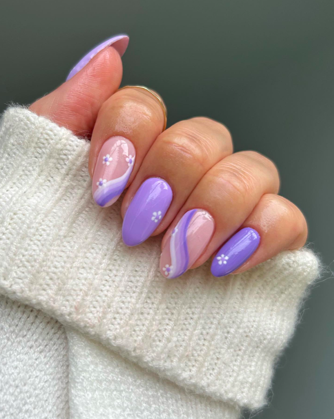 purple spring nails, spring nails, purple spring nails acrylic, purple spring nails with flowers, purple spring nails almond, purple spring nails gel, purple spring nail designs, purple spring nail ideas, purple spring nail art, floral nails