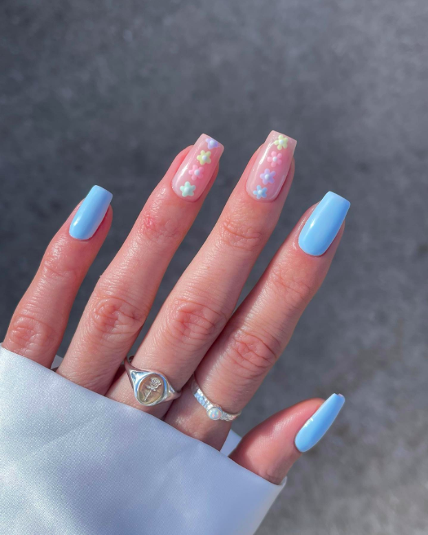 blue spring nails, blue spring nails acrylic, blue spring nails 2024, blue spring nails square, blue spring nails acrylic square, blue spring nails design, blue spring nail ideas, blue spring nail designs, blue nails, spring nails