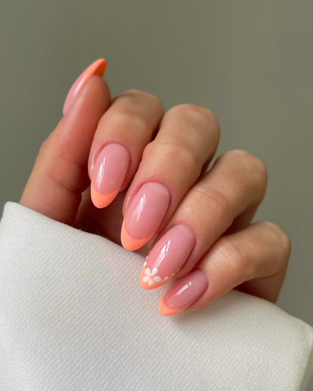 spring nails, spring almond nails, spring almond nails designs, spring almond nails pastel, spring almond nails 2024, spring almond nails simple, spring almond nail art, spring almond nail designs, spring almond nail ideas, orange nails