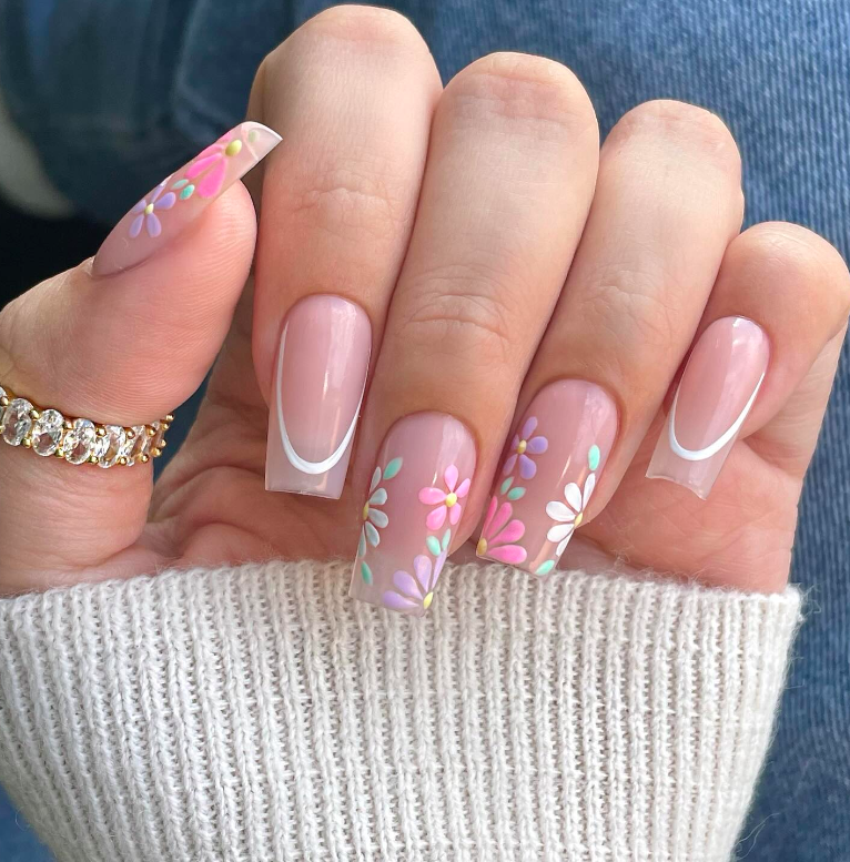 spring nails, cute spring nails, cute spring nails short, cute spring nails simple, cute spring nails acrylic, cute spring nails acrylic square, cute spring nails 2024, cute spring nail art, cute spring nail ideas, cute spring nail designs, floral nails, flower nails