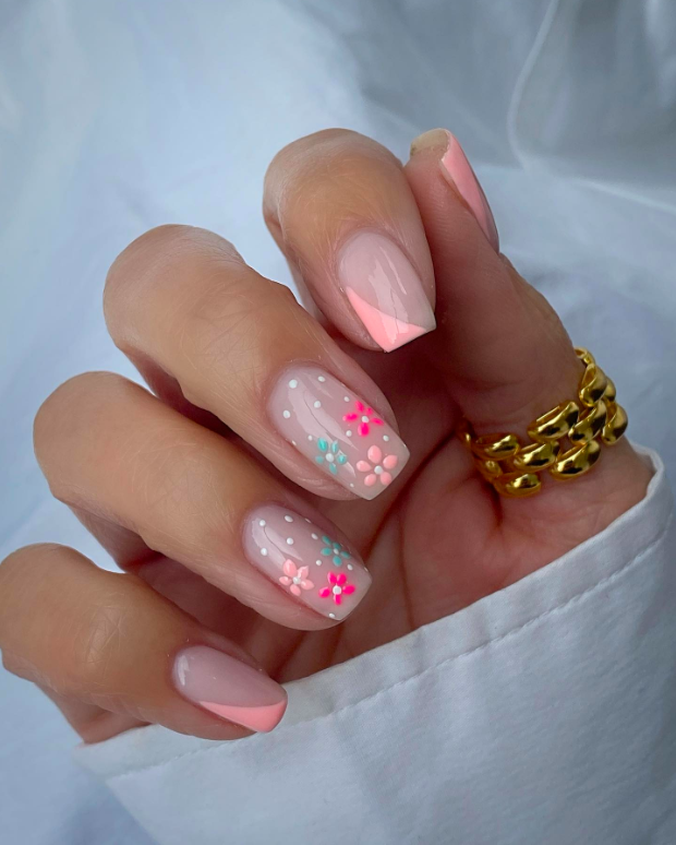 spring nails, cute spring nails, cute spring nails short, cute spring nails simple, cute spring nails acrylic, cute spring nails acrylic square, cute spring nails 2024, cute spring nail art, cute spring nail ideas, cute spring nail designs, floral nails, flower nails