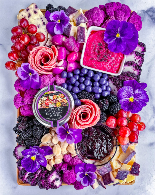 spring charcuterie board, spring cheese board, spring charcuterie board ideas, spring charcuterie, spring appetizer ideas, spring charcuterie board ideas simple, spring charcuterie ideas, spring charcuterie board aesthetic, purple charcuterie board