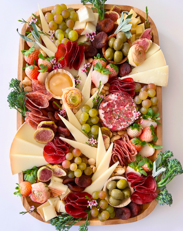 spring charcuterie board, spring cheese board, spring charcuterie board ideas, spring charcuterie, spring appetizer ideas, spring charcuterie board ideas simple, spring charcuterie ideas, spring charcuterie board aesthetic
