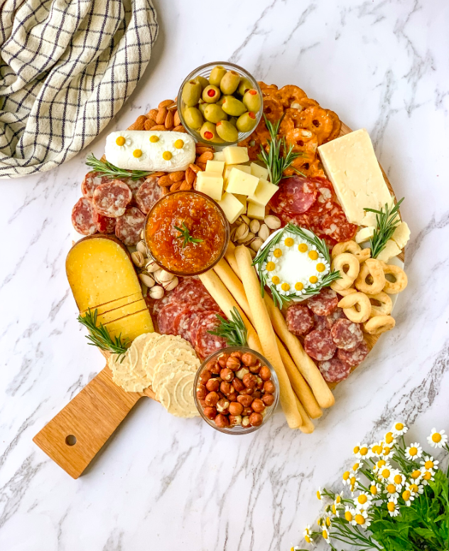 spring charcuterie board, spring cheese board, spring charcuterie board ideas, spring charcuterie, spring appetizer ideas, spring charcuterie board ideas simple, spring charcuterie ideas, spring charcuterie board aesthetic