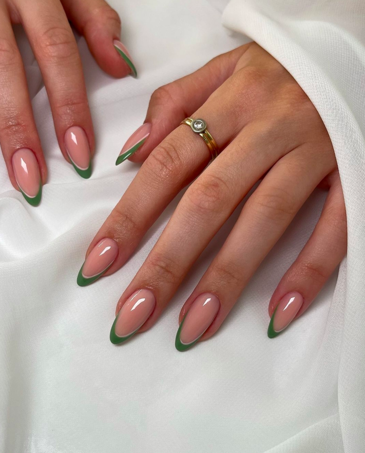summer nails, summer nails 2026, summer nail ideas, summer nail designs, summer nails simple, summer nails colorful, bright nails, green french nails