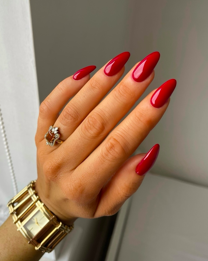 fall nails, fall nails 2026, easy fall nails 2026, simple fall nails, fall nail designs, fall nails acrylic, fall nail ideas, 2026 nail ideas, red nails, red fall nails, almond nails